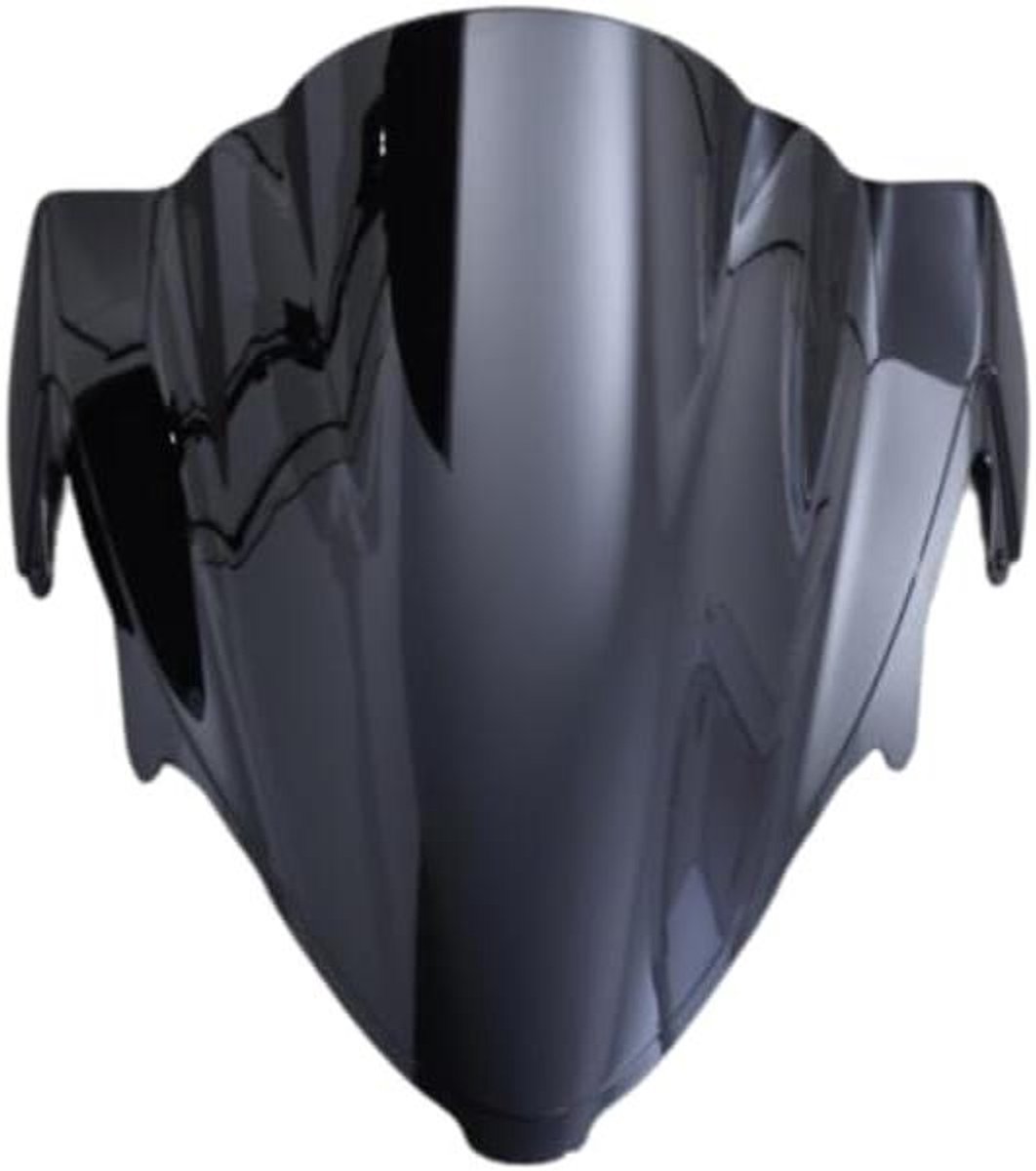 Motor Windscherm - Motorruit Deflector - Rijcomfort Verhogen - Voorgevormd Polycarbonaat - 430 mm Lengte - Zwart