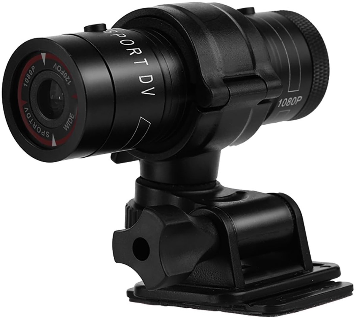 SnelShoppen - Full HD 1080P Mini Sport DV Camera - Fiets Motorfiets Actie Camera - Compacte Videocamera Voor Buitensporten, Helm Bevestiging, Lichtgew