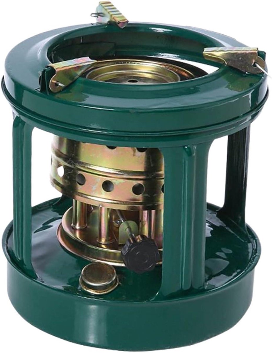 Petroleum Kooktoestel - Draagbare Kachel - Outdoor Koken - Winddicht Ontwerp - 700 ml - Legergroen