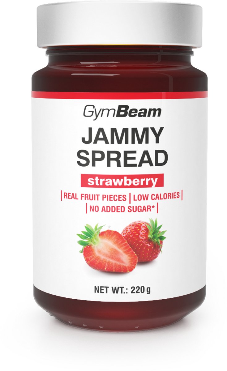 GymBeam Jammy Spread 220 g aardbei