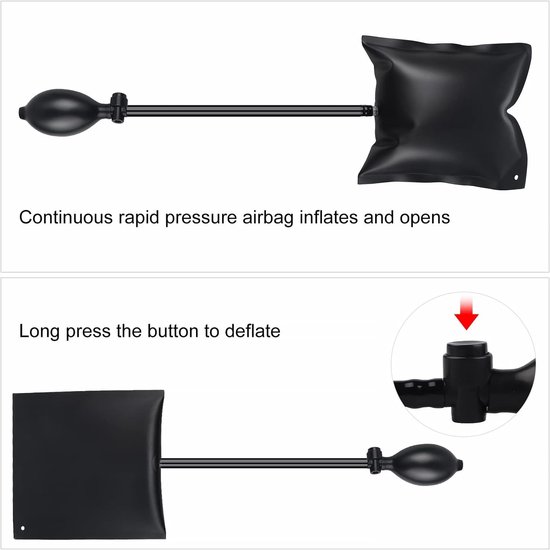 Air Wedge Pomp Montage-Kussen - 6 Stuks voor Raam- en Deureninstallatie, Autoreparatie — afbeelding 2
