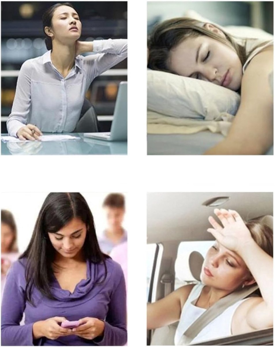 Elektrische Nekmassage Apparaat - 4 Diep Kneed Knoppen 42°C Warmtetherapie - 6 Massagestanden 9 Niveaus Automatische Timer Draagbaar - Voor Pijnverlichting En Ontspanning - Wit thumbnail 5