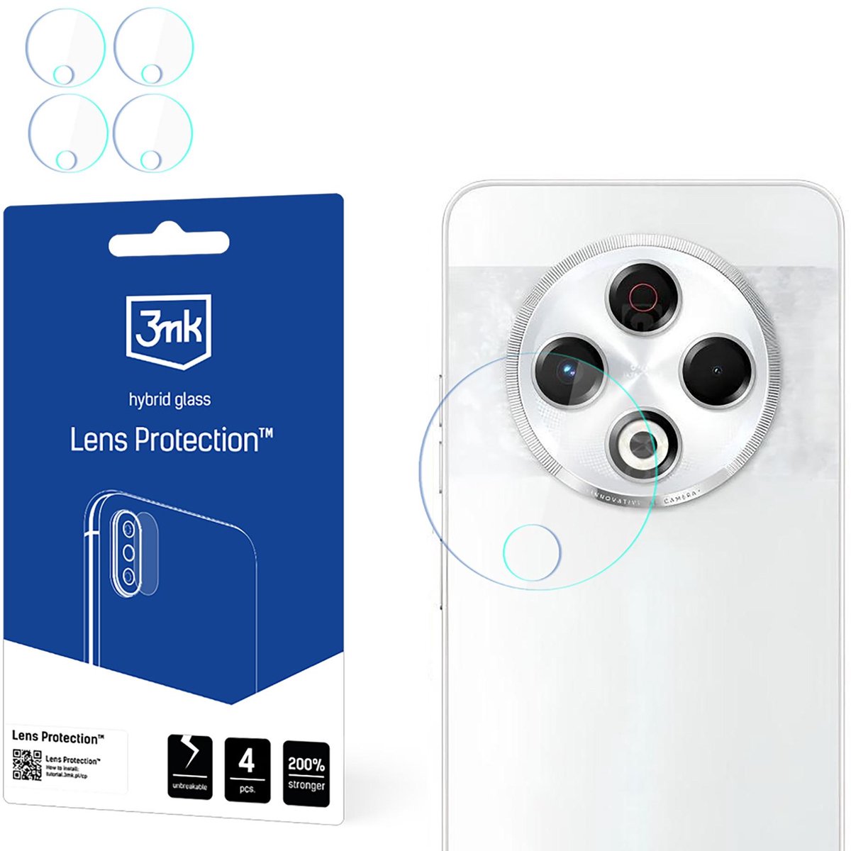 3Mk Lensbescherming Voor Tecno Spark 30C Camerabescherming Anti-Kras