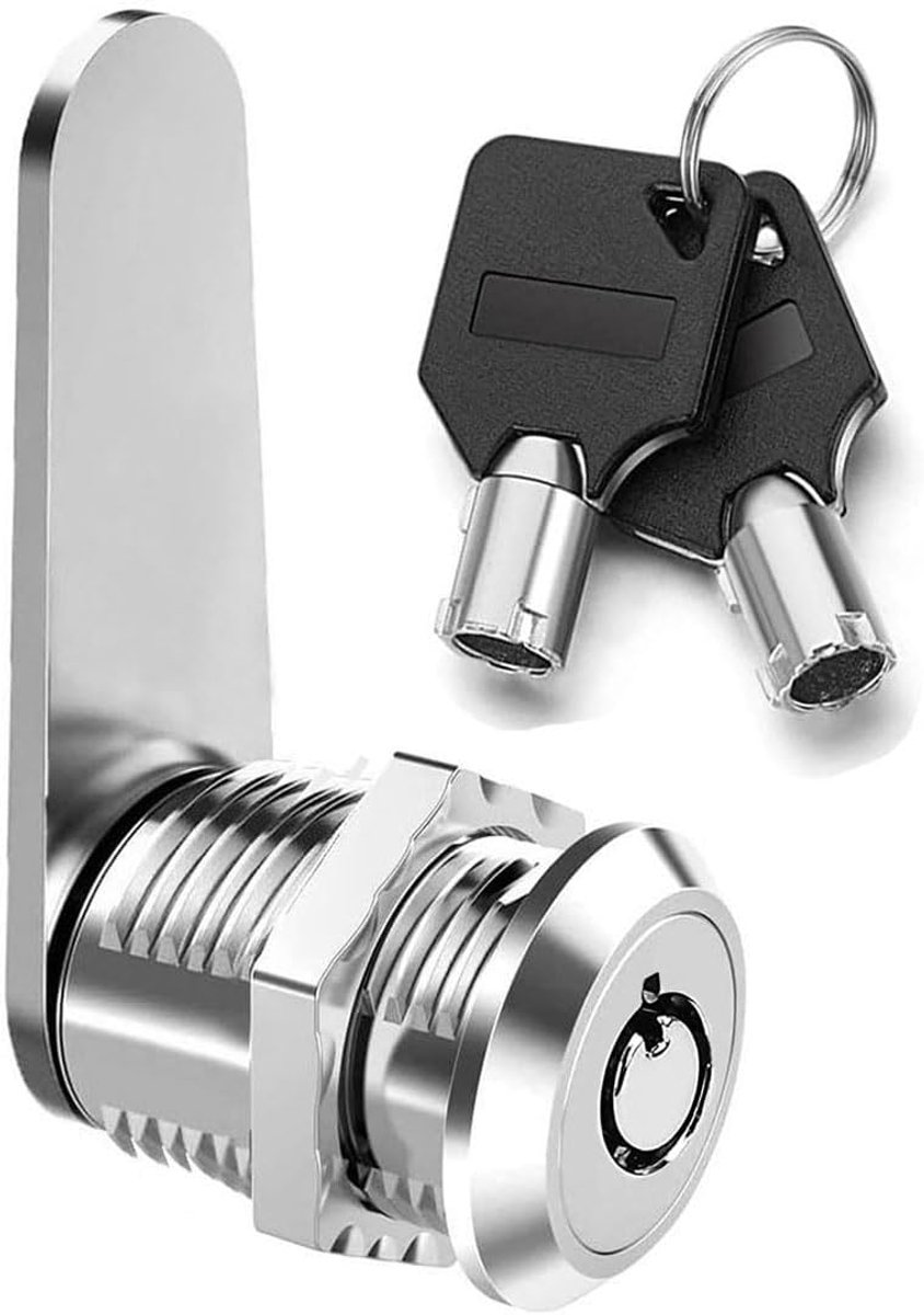 SnelShoppen - Vergrendelbare Tubulaire Cam Lock met Sleutels, Diverse Opslagvergrendelingen voor RV, Gereedschapskist, Kast, Brievenbus, Deur, Lade, K