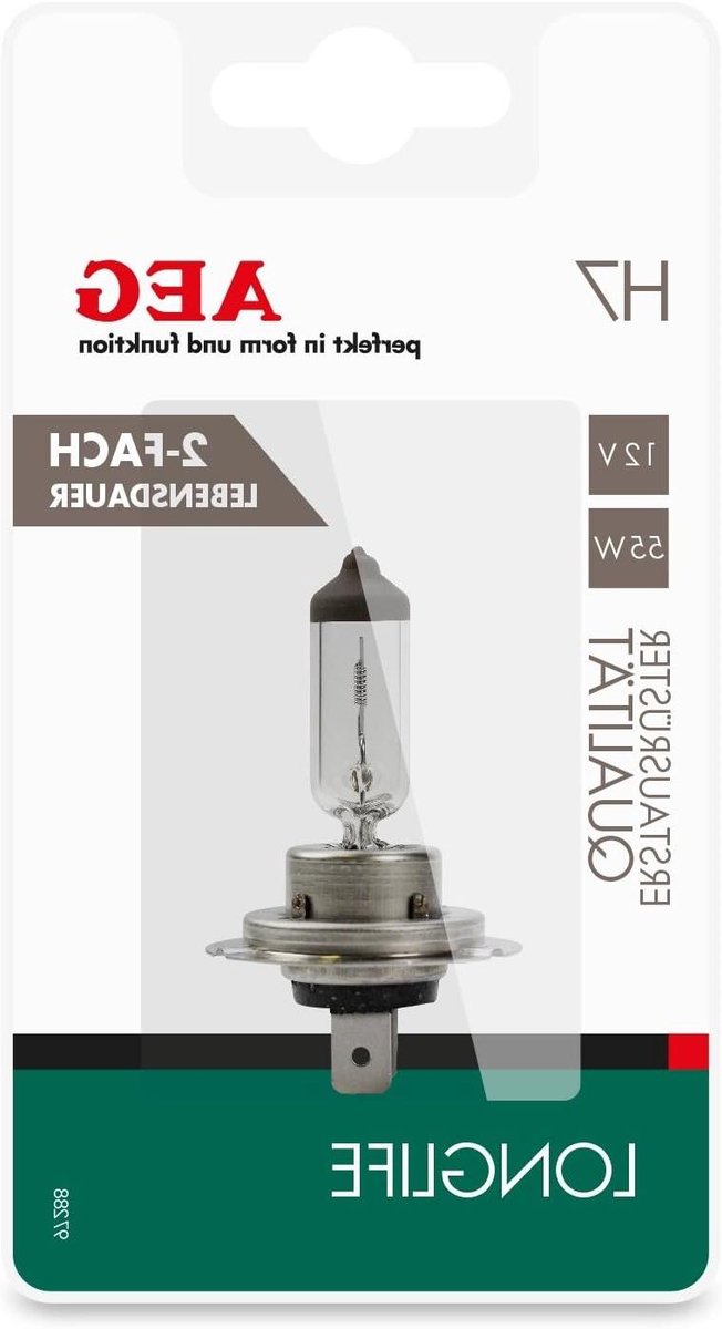 Gloeilamp H7 - Koplamp Lamp - Veilig Rijden - Lange Levensduur - 55 Watt 12 Volt - Helder