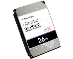 Western Digital Ultrastar DC HC670 26TB Enterprise HDD 3.5 Inch 7200 RPM SATA/SAS 512MB Cache UltraSMR HelioSeal OptiNAND Datacenter Harddisk