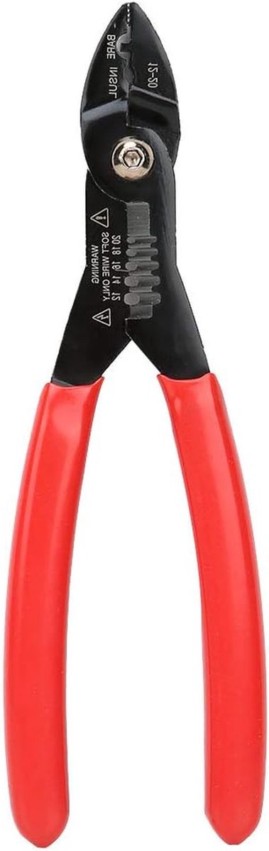 Elektrische Kabel Stripper - Krimptang Draadstripper - Draad Bewerken - Professionele Kwaliteit - 7 inch - Grijs