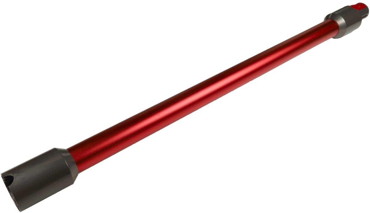 vhbw Stofzuigerbuis ter vervanging van Dyson 967477-04 voor stofzuigers – 35 mm aansluiting, 74 cm, rood