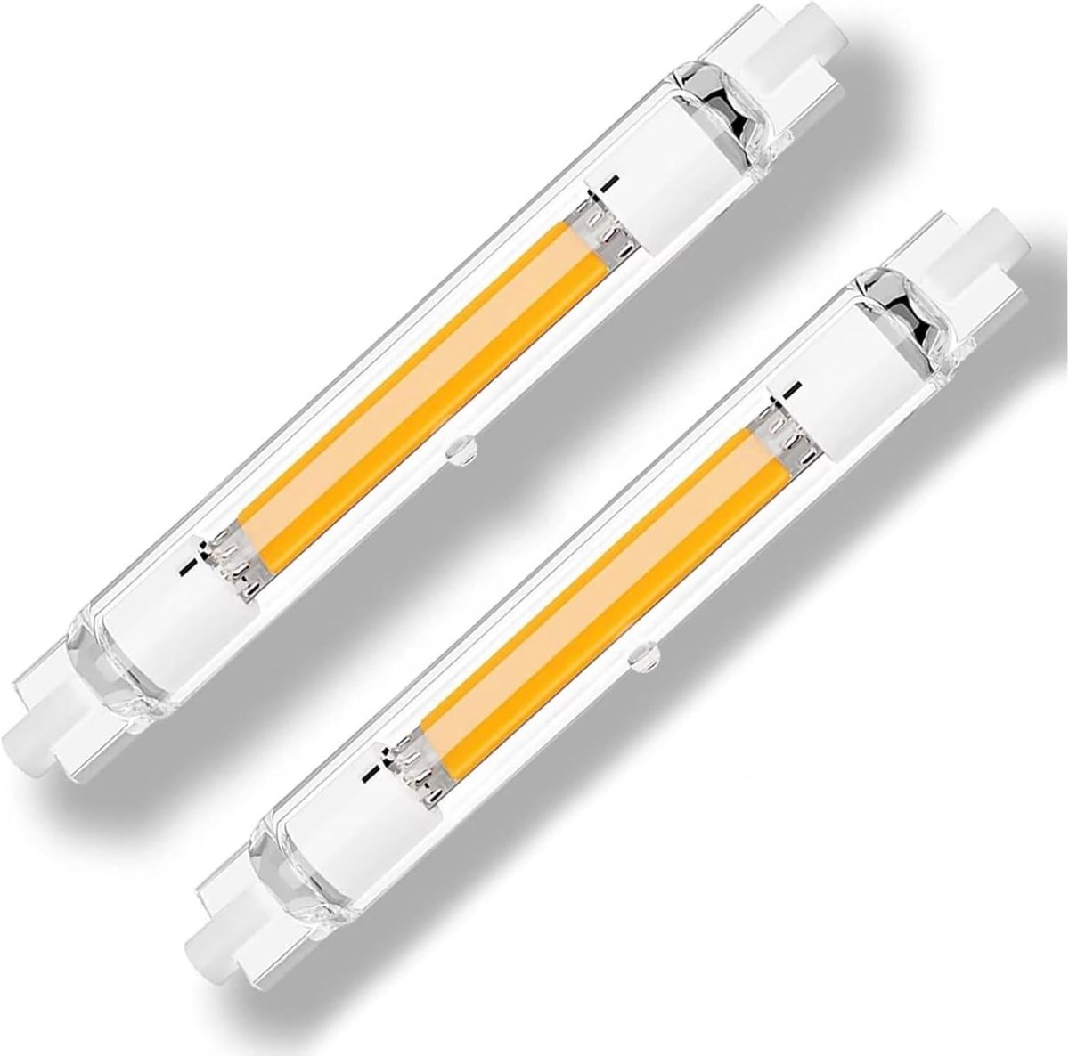 LED 118mm 30W dimbaar koud wit 6000K - directe 300W halogeenvervanging, 3000LM CRI85, 360° flikkervrij, 90% zuinig, verpakking van 2 stuks