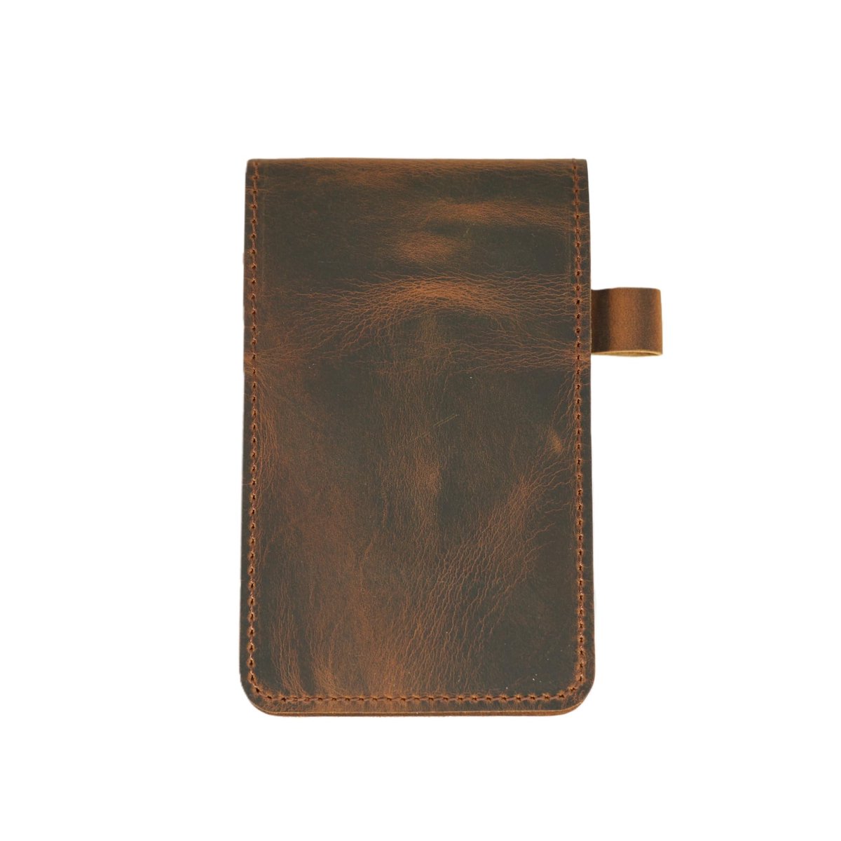 Omgoods - Echt Lederen Notitieboek Geschikt voor Reporter’s Notebook, Bruin, 3.7" x 8"