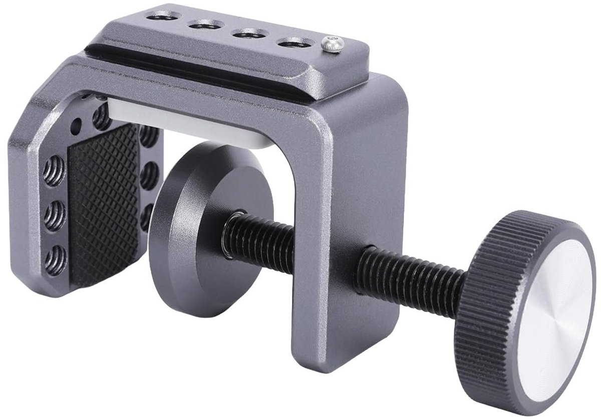 Omgoods - C-Clamp Desk Camera Mount - Verstelbare Bureauhouder voor Video Apparatuur