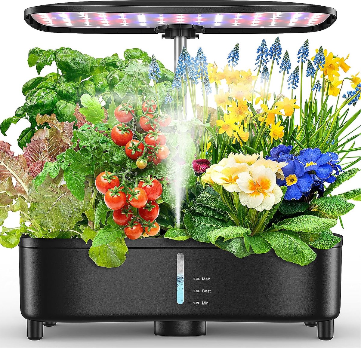 15 hydrocultuur kweeksysteem, kruidentuinset voor binnen met led-groeilamp