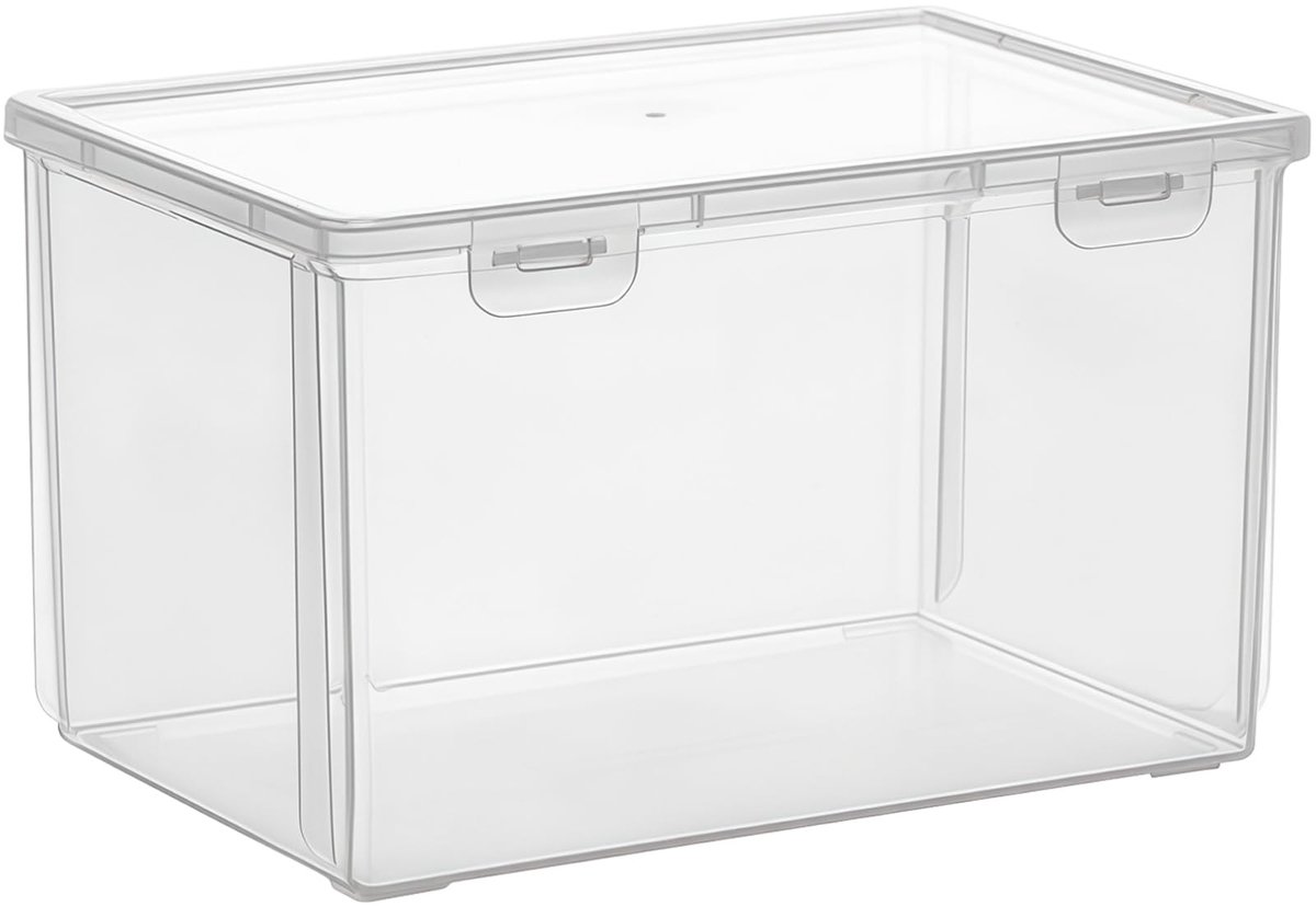 Omgoods - Transparante plastic container voor wasmiddelcapsules - Stapelbare opslagoplossing