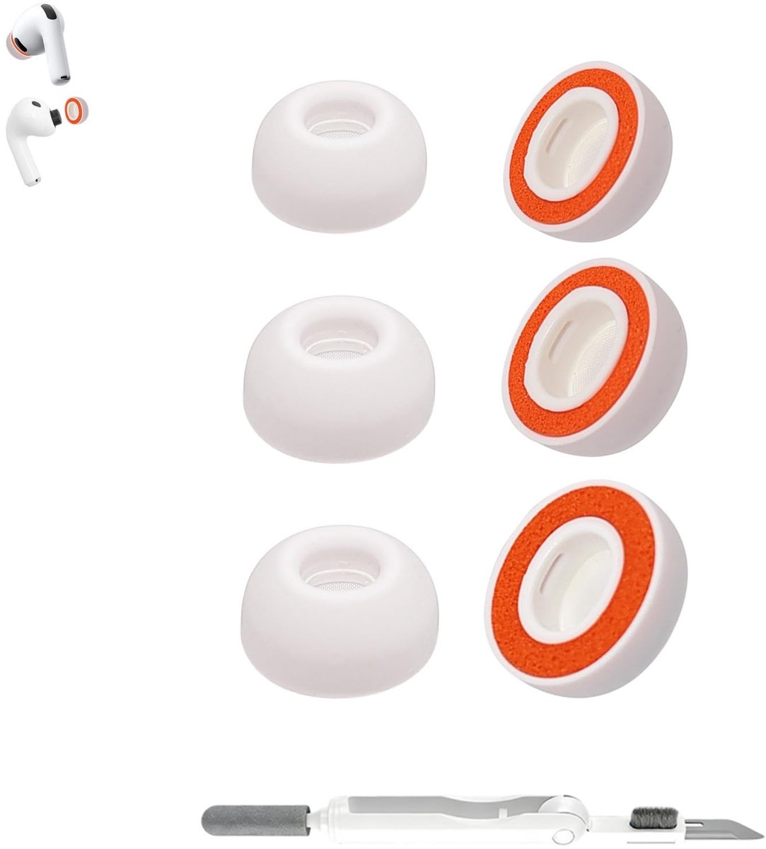 Omgoods - AirPods Pro 3 Memory Foam Oordopjes - Perfecte Pasvorm en Geluidsisolatie
