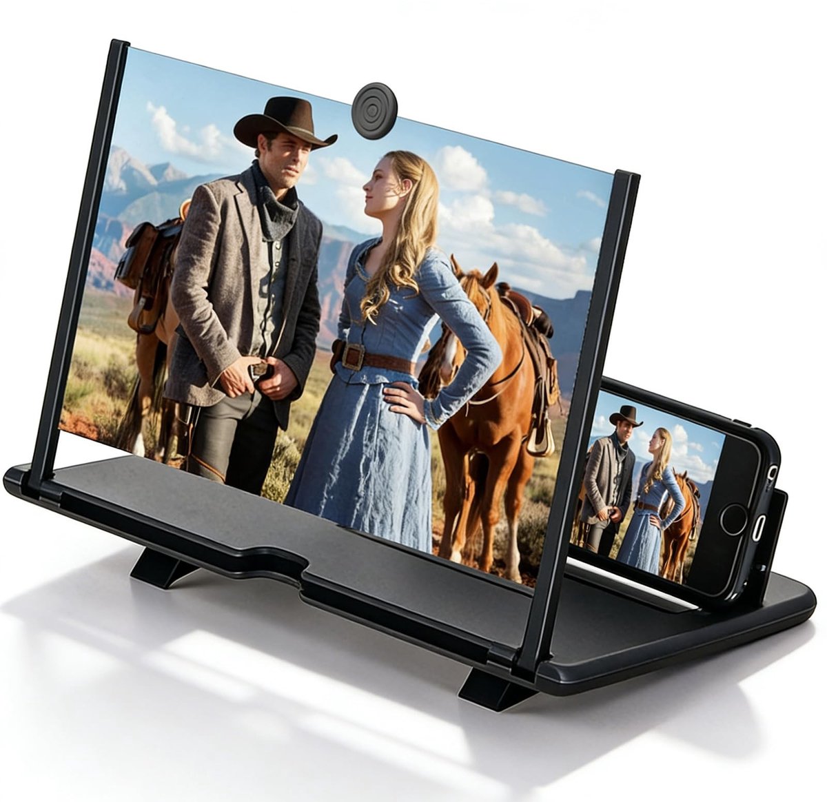 Omgoods - 18 Inch Vergrootglas voor Telefoonscherm met HD Scherm