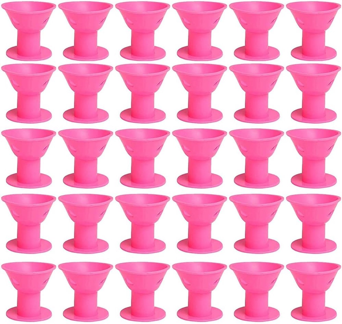Krulspelden set, magische haarrollers geen clip siliconen krulspelden met een opbergtas voor dames