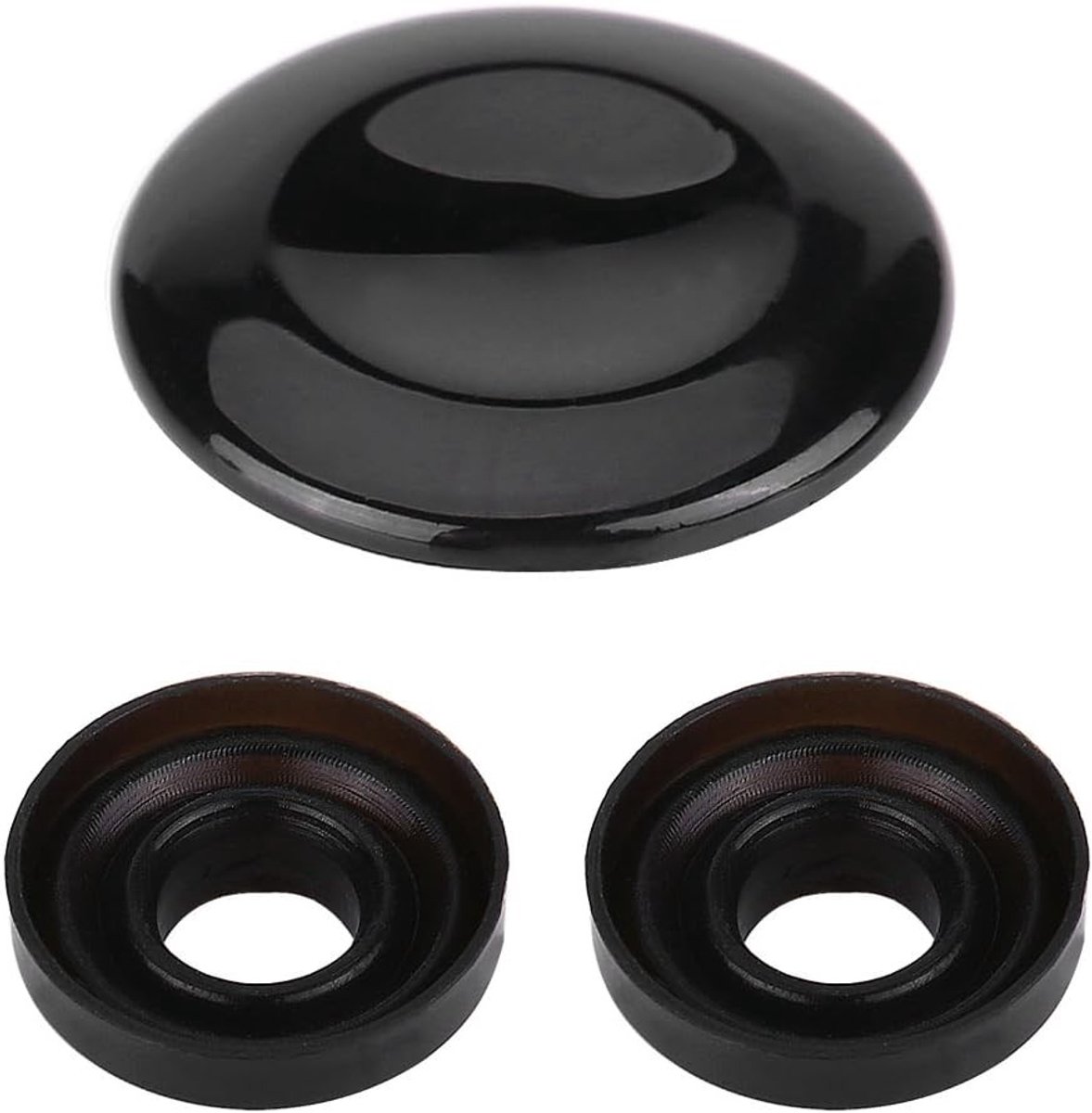 Joystick Reparatieset voor MMI Knoppen, Center Button Deksel, Geschikt voor Audi A4 A5 A6 Q5 Q7 S5 S6 - Zwart Schilderwerk, Hoogwaardige Kwaliteit en Eenvoudige Installatie