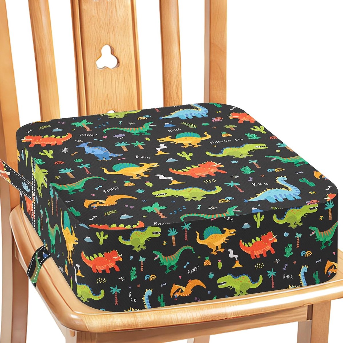 stoelen kind voor de tafel - kinderen antislip gemakkelijk te dragen hoogte verhogen sterke ondersteuning zitkussen stoel afdekking gemakkelijk schoon te maken afneembare zitverhoging