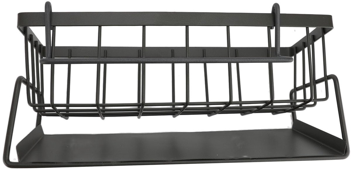 Omgoods - Metaal Afdruiprek voor Spons met Afneembare Hanger