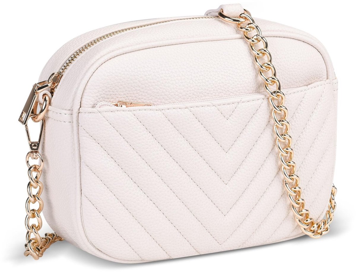 Omgoods - Kleine PU Leren Schoudertas voor Dames - Stijlvolle Crossbody Handtas met Verwijderbare Schouderband