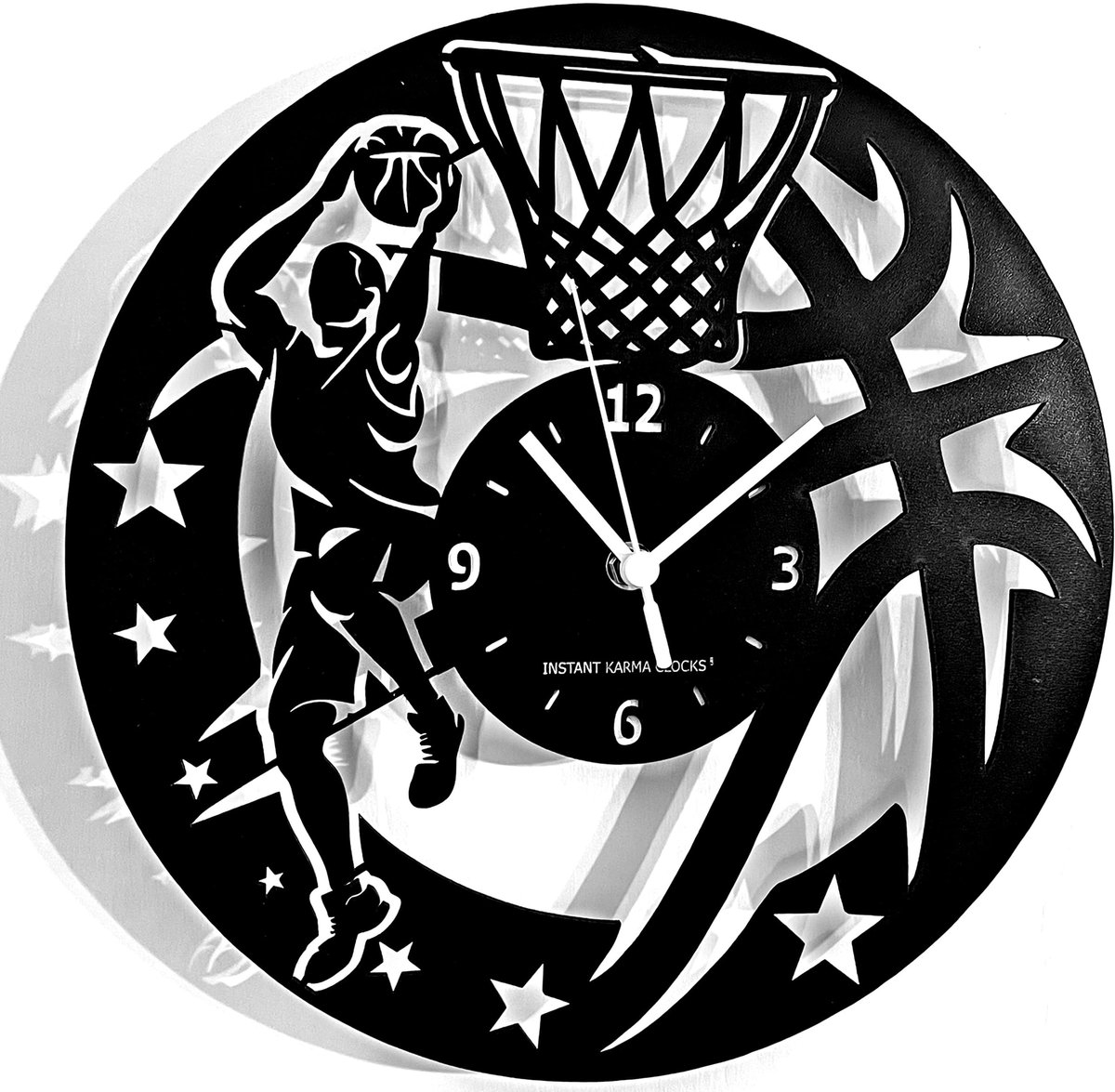 Omgoods - Wandklok voor Basketbalspelers - 30 cm