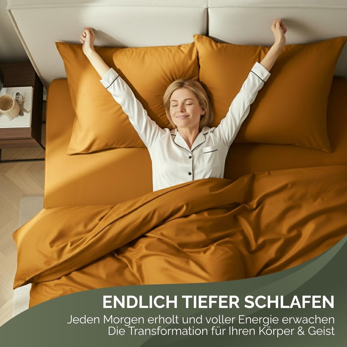 Omgoods - Fitted Sheet 140 x 200 cm - Geel - 100% Katoen