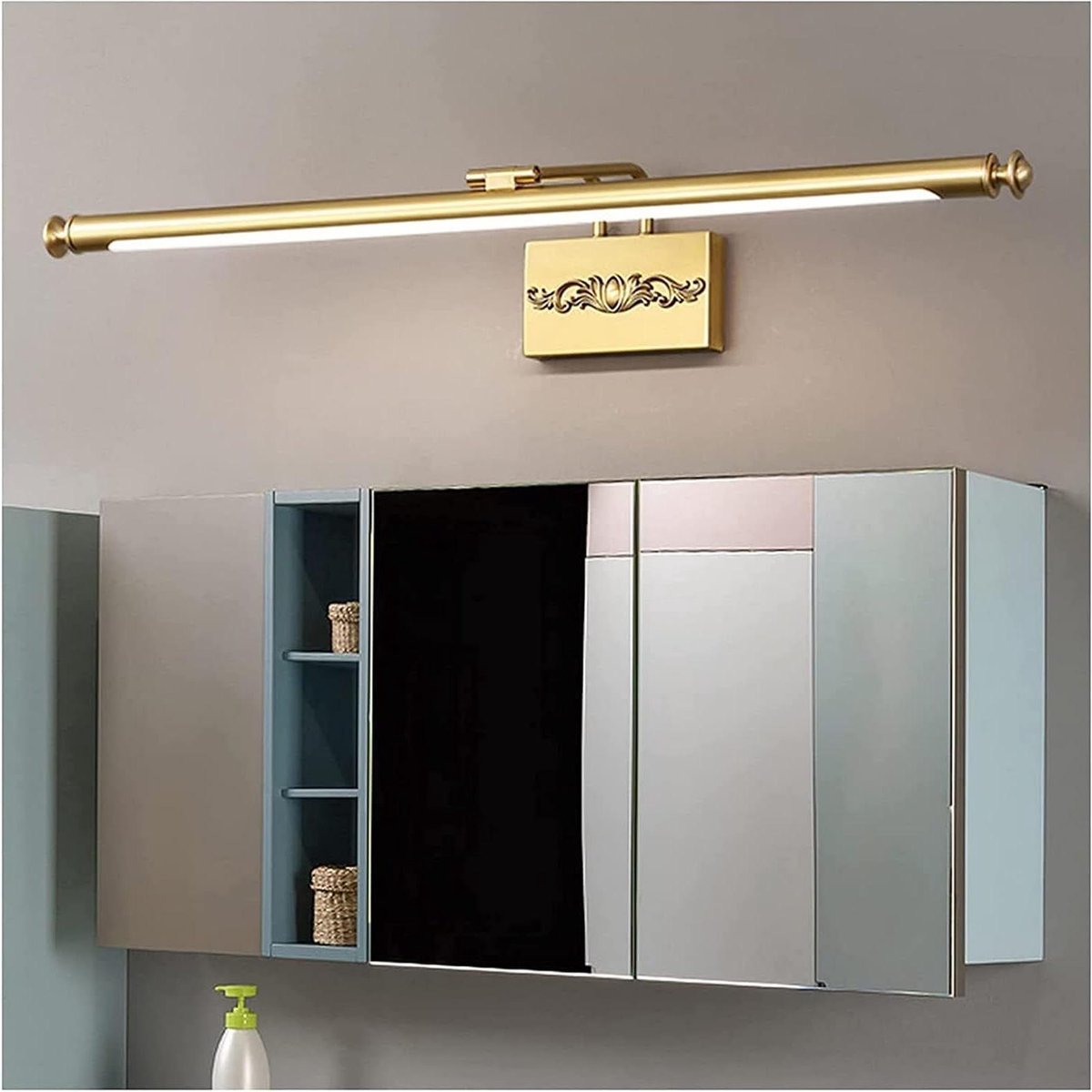 Spiegellamp - Spiegel Frontlichten - Make-up aanbrengen - Gouden Amerikaanse stijl - 56 cm - Goud