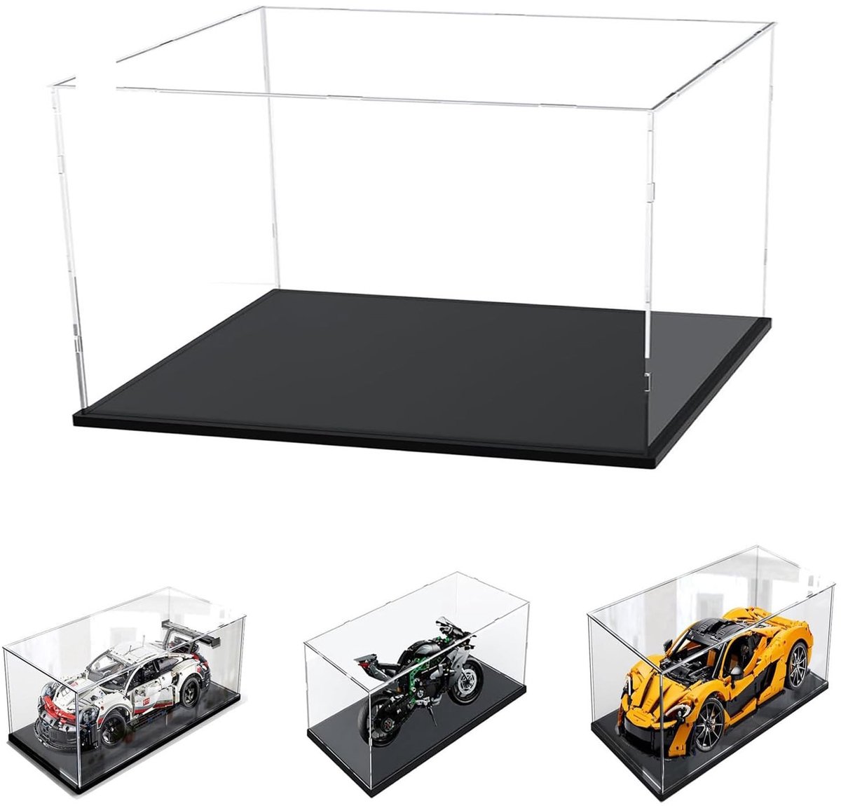 Omgoods - 3mm Dikke Heldere Acryl Display Cabinet - Stofdicht voor Collectibles en Lego Modellen
