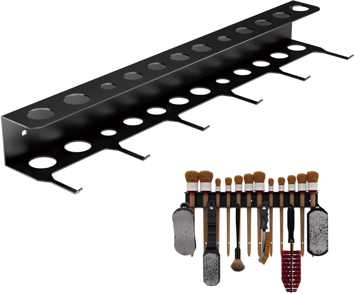 Omgoods - Wandhouder voor Borstels en Gereedschap - Garage Organizer