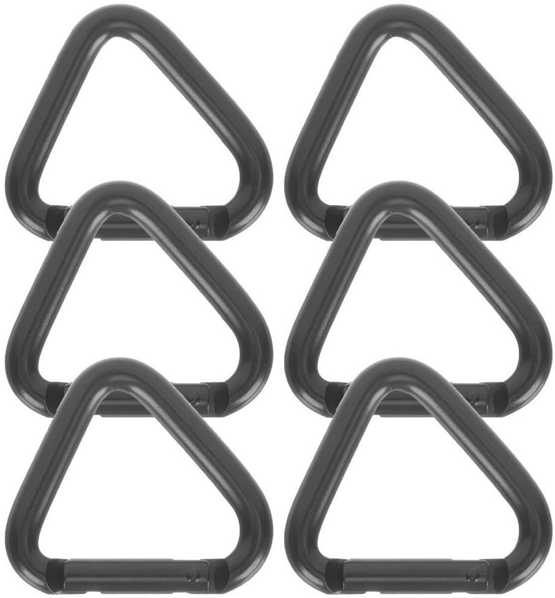 Omgoods - Set van 12 Driehoekige Carabiner Haken - Robuust en Multifunctioneel