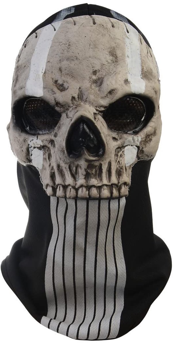 Omgoods - BaronHong Ghost Skull Face Mask - Unisex Latex Masker voor Carnaval