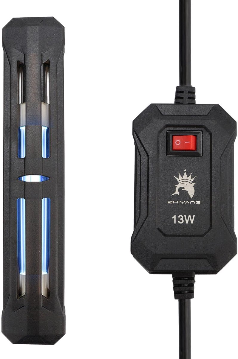 Omgoods - Aquarium UV Licht Sterilisator - 13W Waterdichte UV-Dip Sterilisator