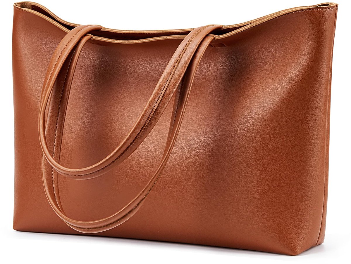 Omgoods - Grote Shopper Tas Dames - PU Leren Handtas voor Werk en Shopping