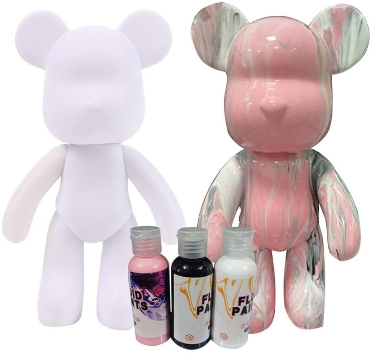Omgoods- Schilderset Creatief - Inclusief 3 Kleuren - Kwast - Tafelkleed - Schort - Woondecoratie - Perfecte Maat - Schilderkit