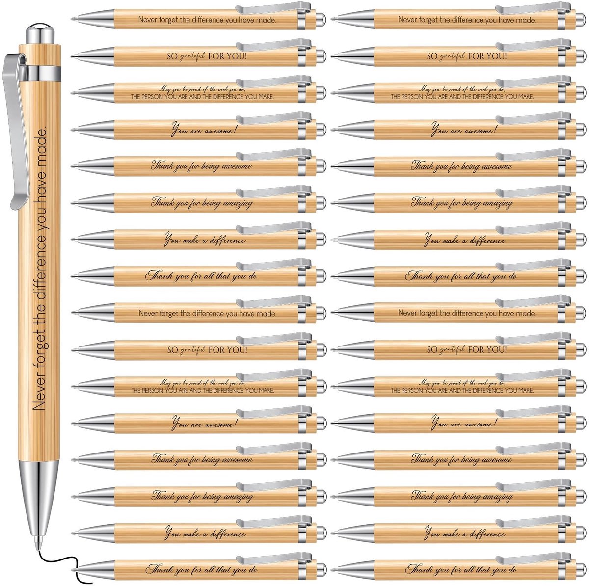 Omgoods - 32 Stuks Motivational Quotes Pen Set - Perfecte Waardering Geschenken