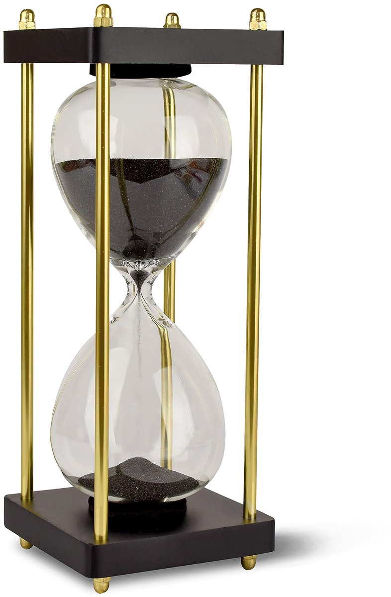 Omgoods - 30 Minuut Zandloper - Stijlvolle Decoratie voor Woonkamer en Bureau