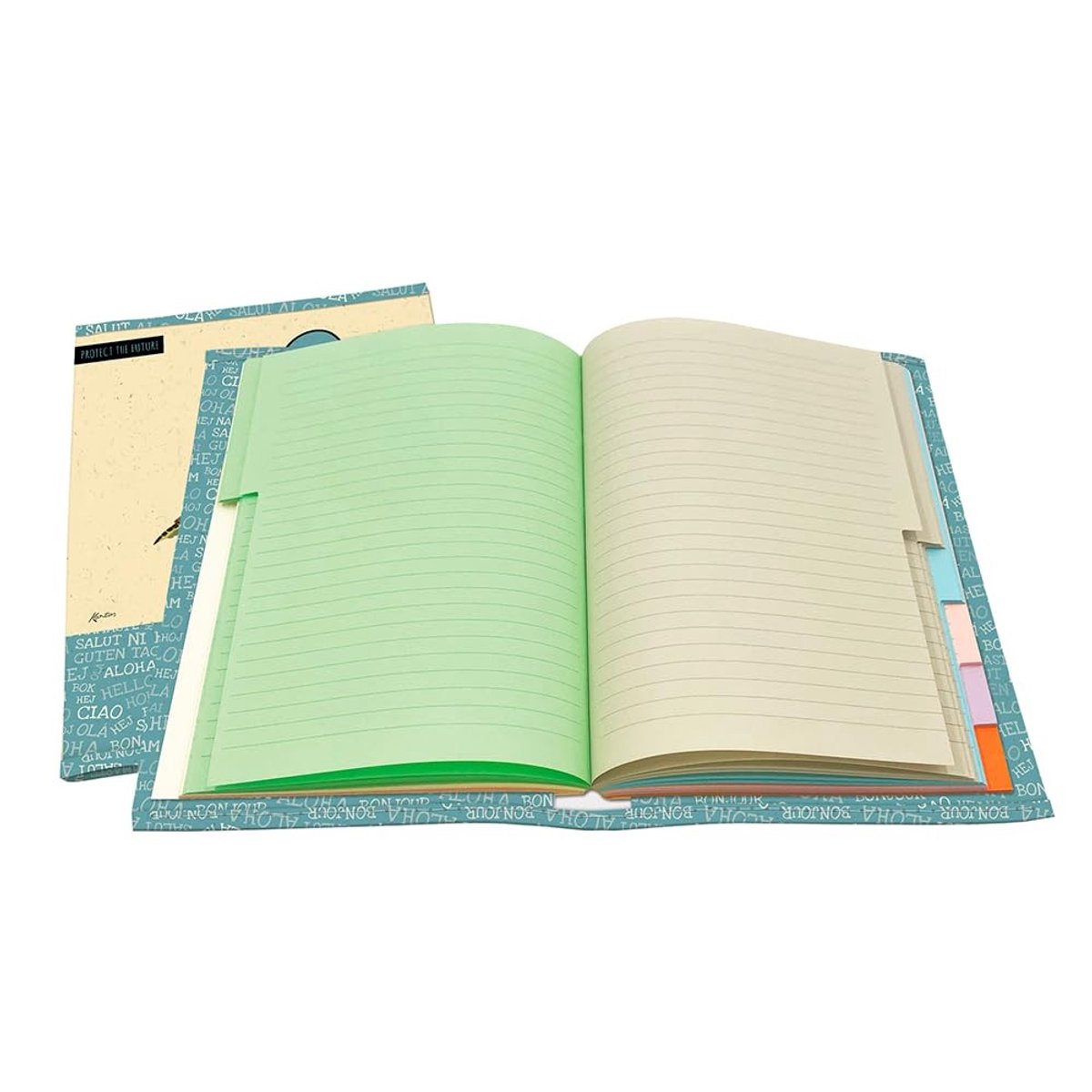 Omgoods - Adresboek Notitieboek met Index A-Z - Elegante Washable Paper Cover