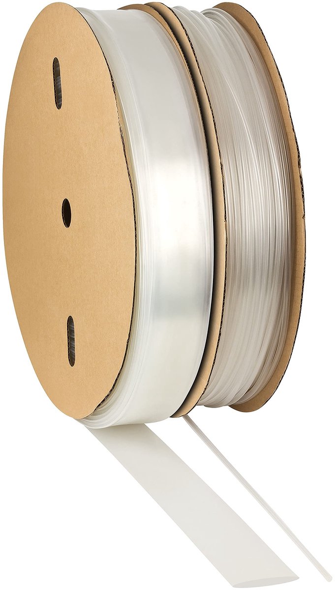 Omgoods - Krimpkous per Meter Ø1inch (3m) - Transparant met Lijm en 3:1 Krimpverhouding