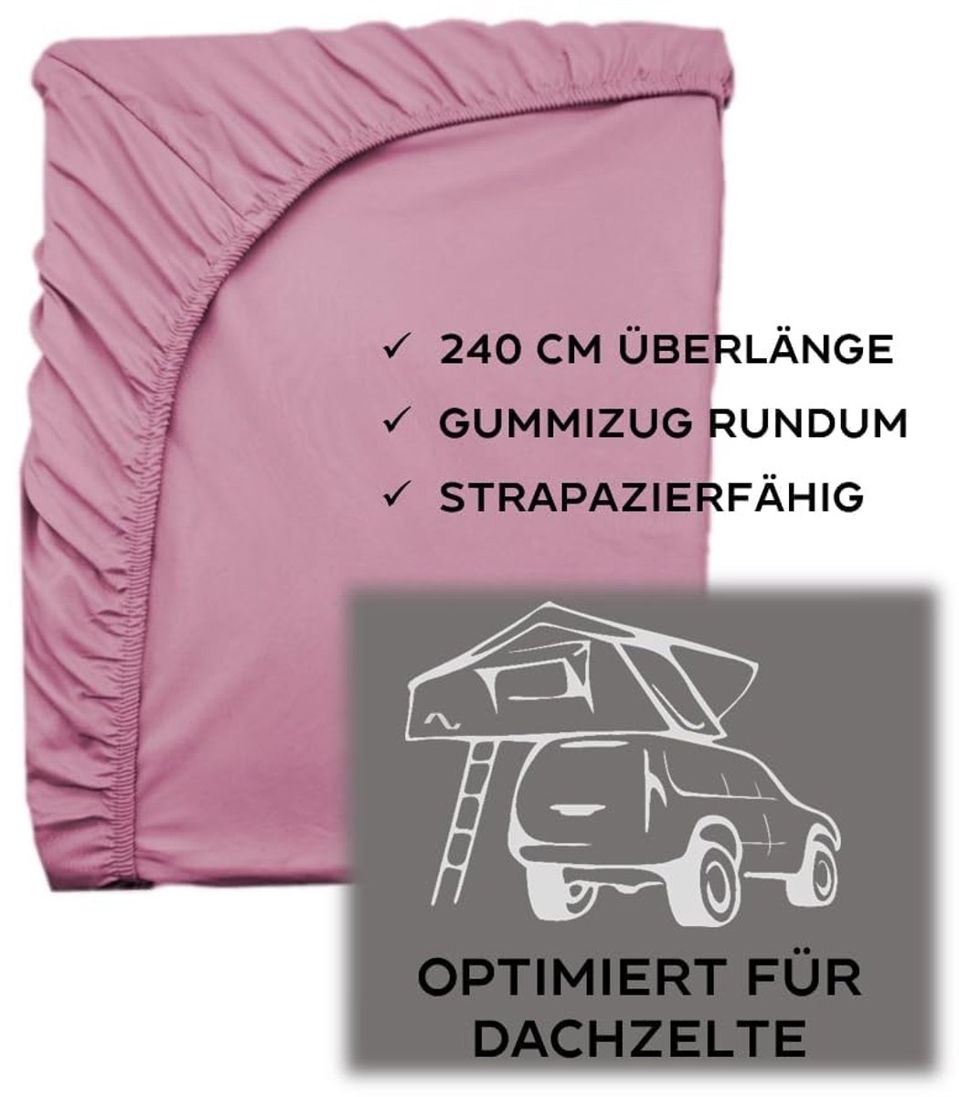 Omgoods - Fitted Sheet voor Daktent 240 x 140 en 240 x 160 - Cuddly Microfiber