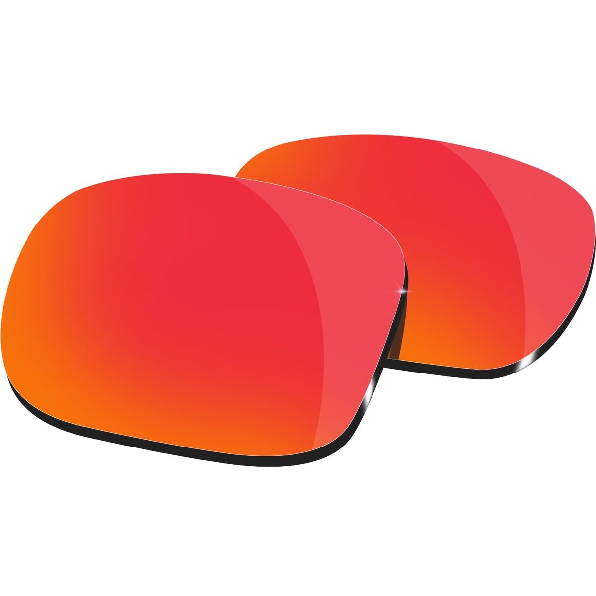 Omgoods - Vervangende Lensen voor Oakley Holbrook Zonnebril - Gepolariseerd Rood