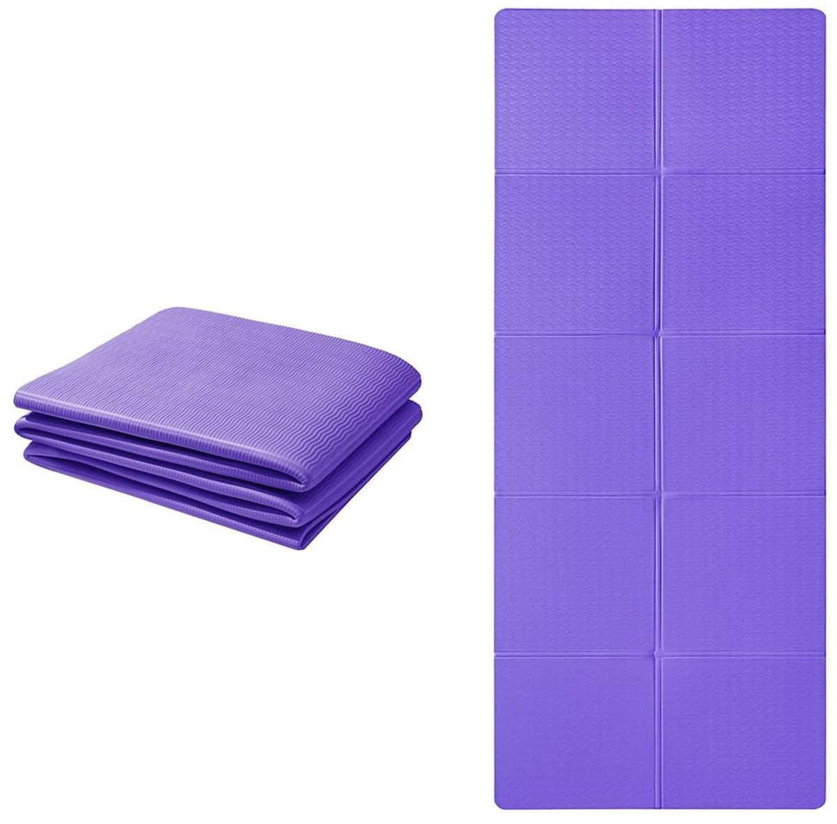 Omgoods - Vouwbare Yogamat - Antislip Fitnessmat voor Thuis en Reizen