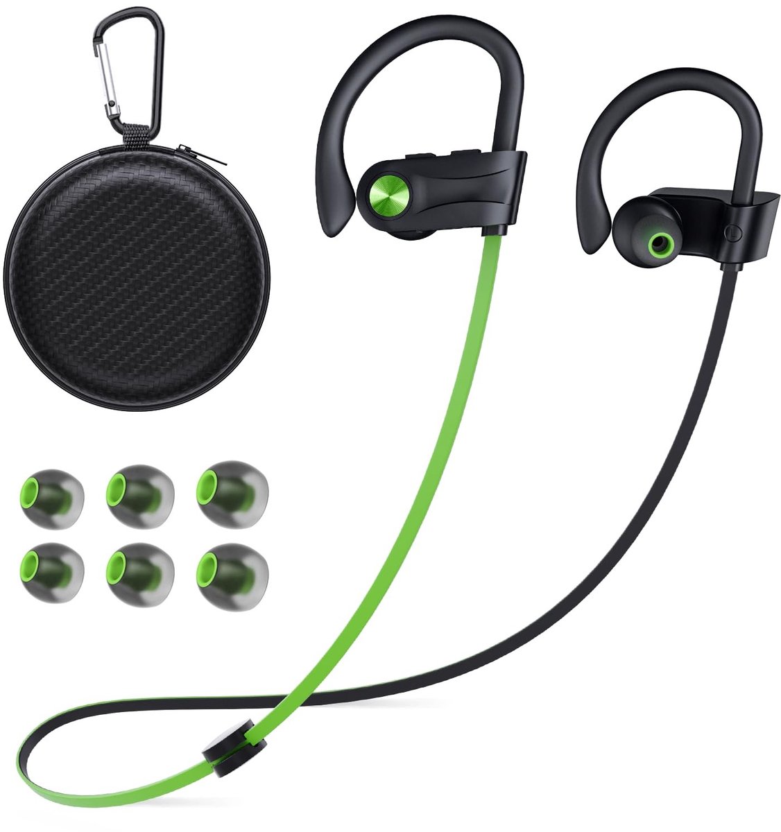 Omgoods - Draadloze Bluetooth Hoofdtelefoon - Sport met Deep Bass