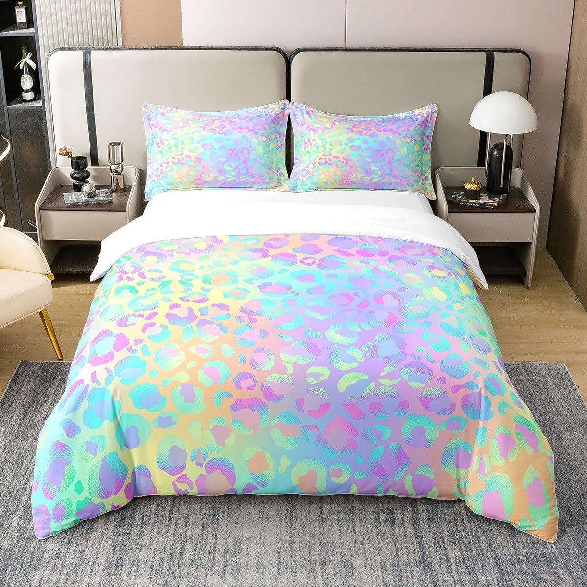 Omgoods - 100% Katoenen Duvet Cover Set met Tijgerprint - 3 Delen