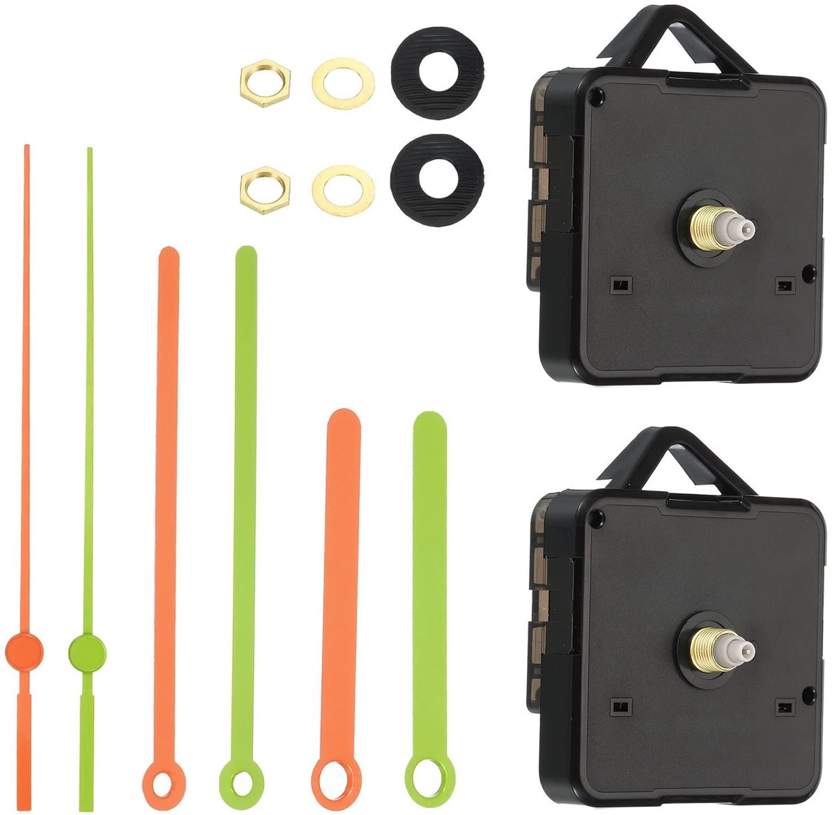 Omgoods - Klok Mechanisme Vervangingsset met 2 Stuks voor DIY Klokken