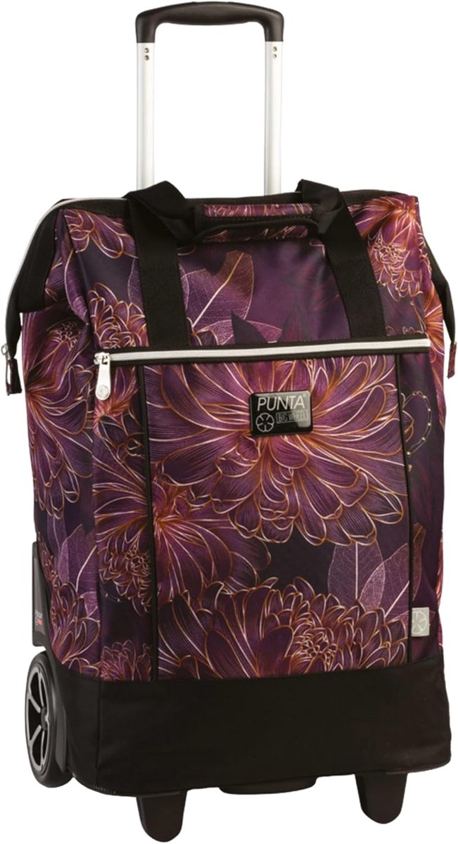 Winkelwagentje 40L - Grote wielen - Stabiel en modern - Ideaal voor boodschappen - ShopVlot