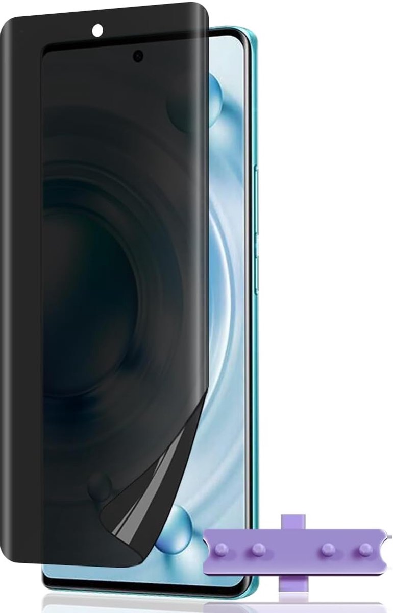 Beschermfolie voor VIVO X80 Pro Zichtbescherming Zachte TPU Folie [Niet Glas], VIVO X80 Pro Anti-Spy Privacy Displaybescherming voor VIVO X80 Pro, Krasbestendig Anti-Vingerafdruk