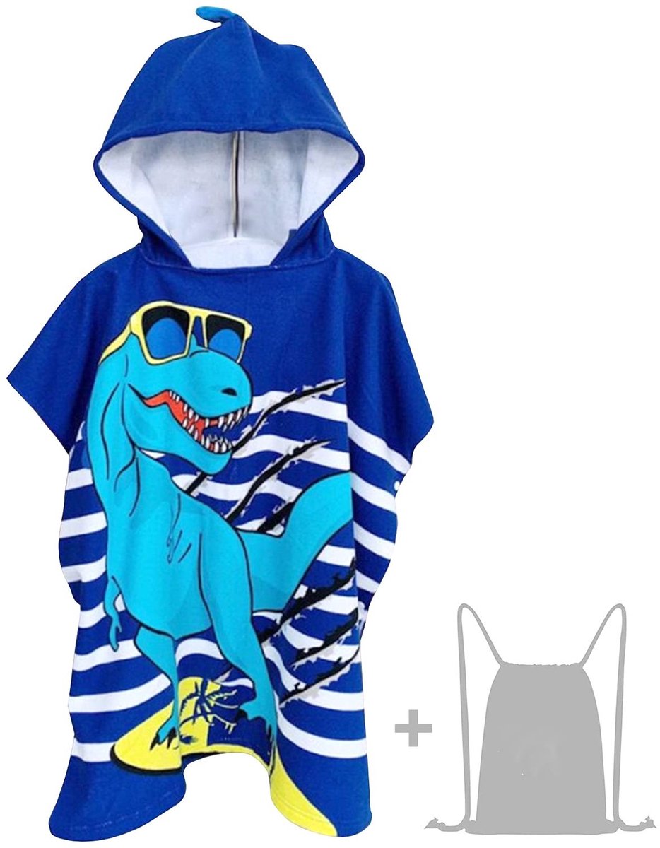 Omgoods - Microfiber Badponcho voor Kinderen, Zacht en Absorberend