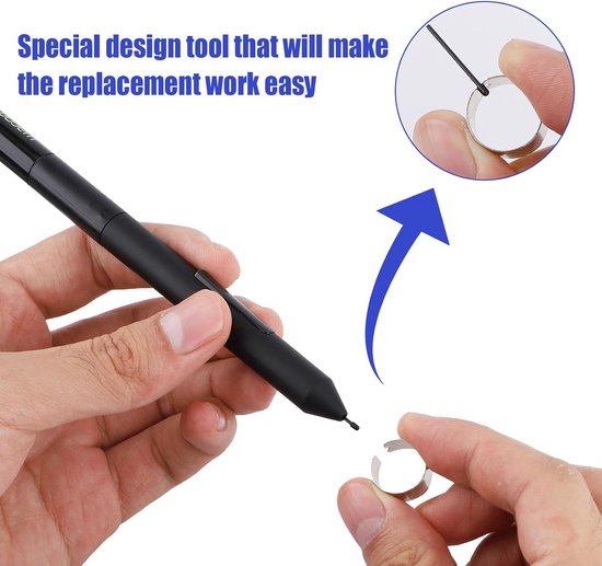 10 Stuks Markeerstiftpunten voor Remarkable 2, Zachte Vezel Vervanging van de Punt van de Makerpen Penpunten voor Stylus Glad Vervangende Penpunten Schrijfpenpunt met Verwijdergereedschap — afbeelding 3