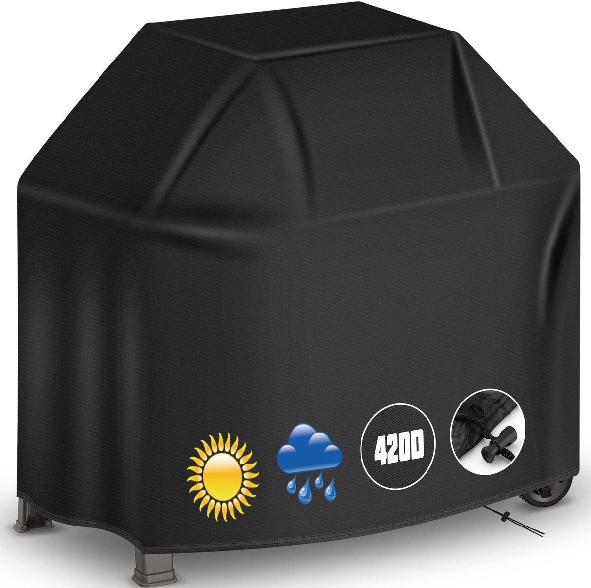 Omgoods - Weerbestendige Barbecuehoes van 420D Oxford Stof