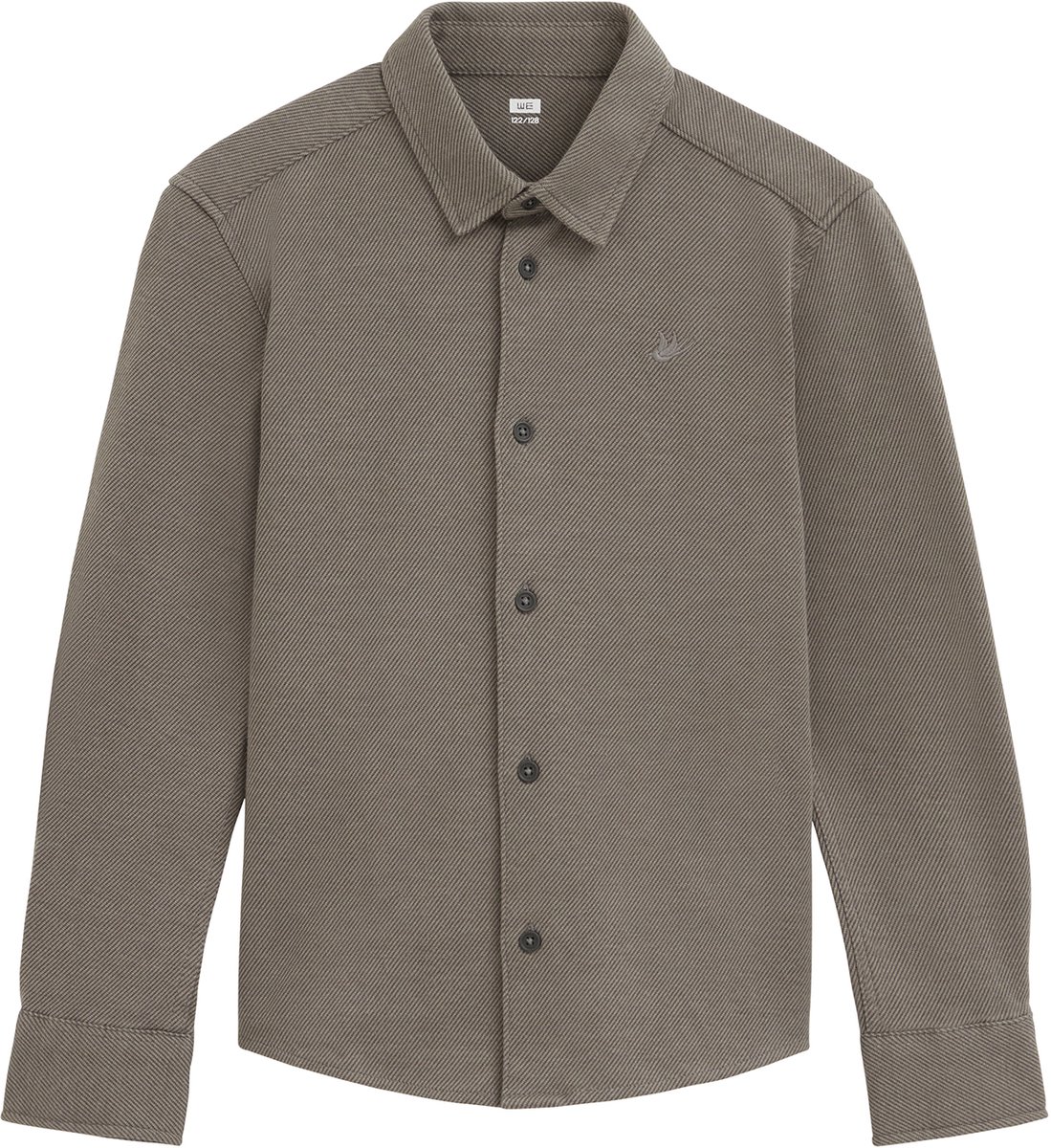 WE Fashion Jongens overhemd van twill met embroidery